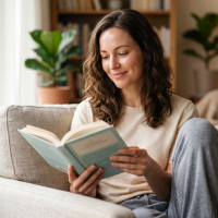 Woman Reading Book