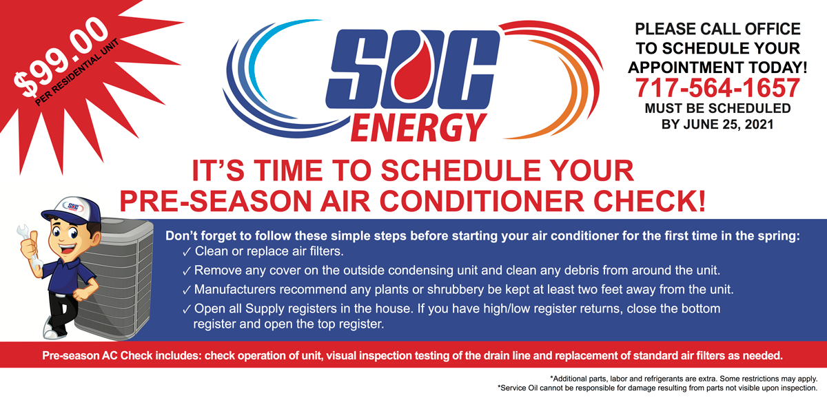 Heating Oil, Propane, A/C & HVAC Promotions Harrisburg Service Oil